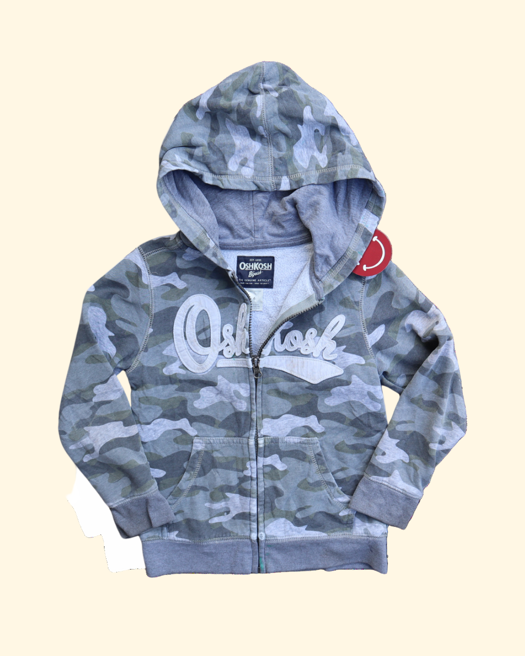 Oshkosh camo zip jacket