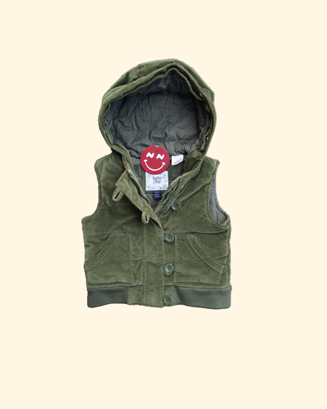Baby Gap velour gilet