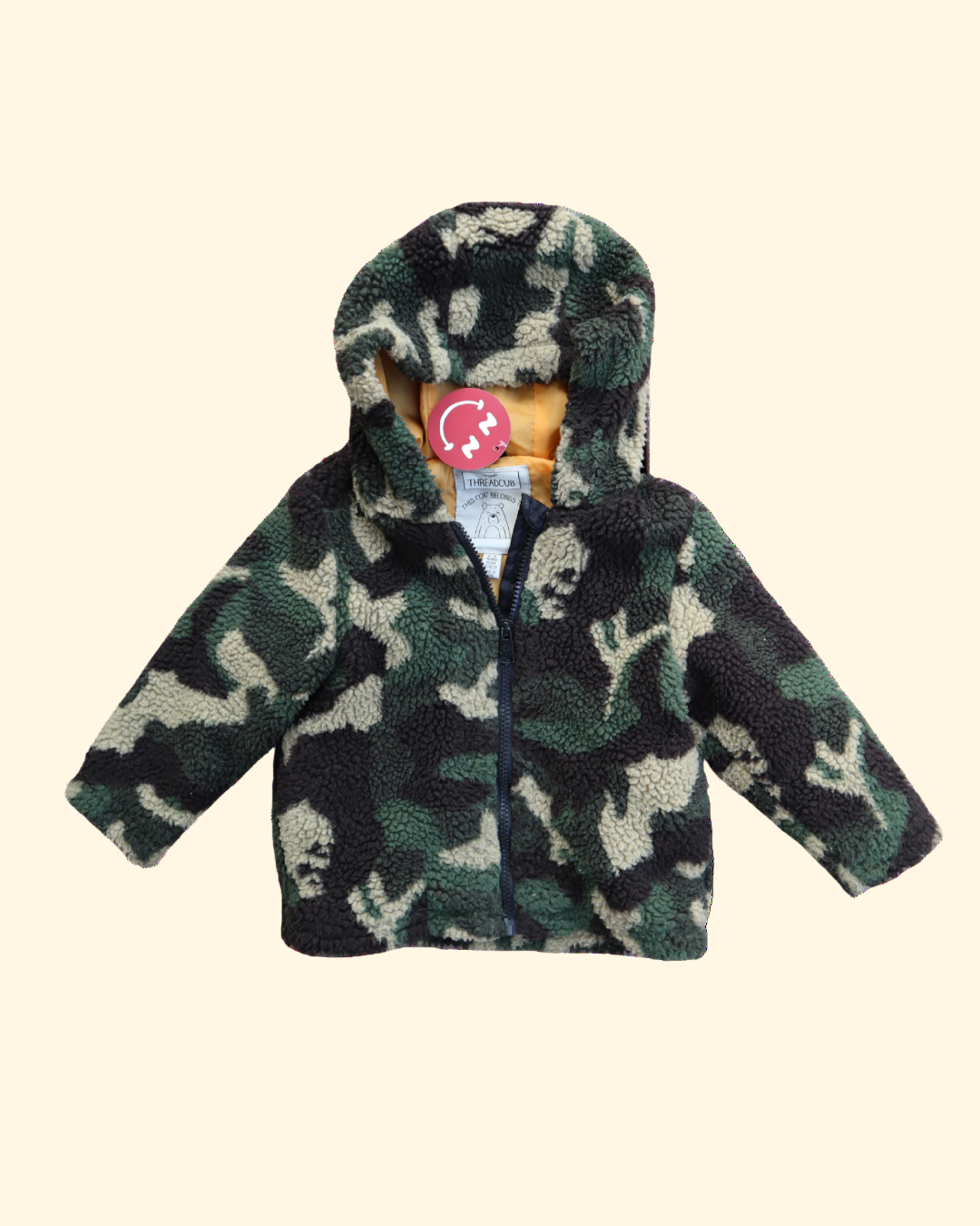 Threadclub camouflage fleece jacket