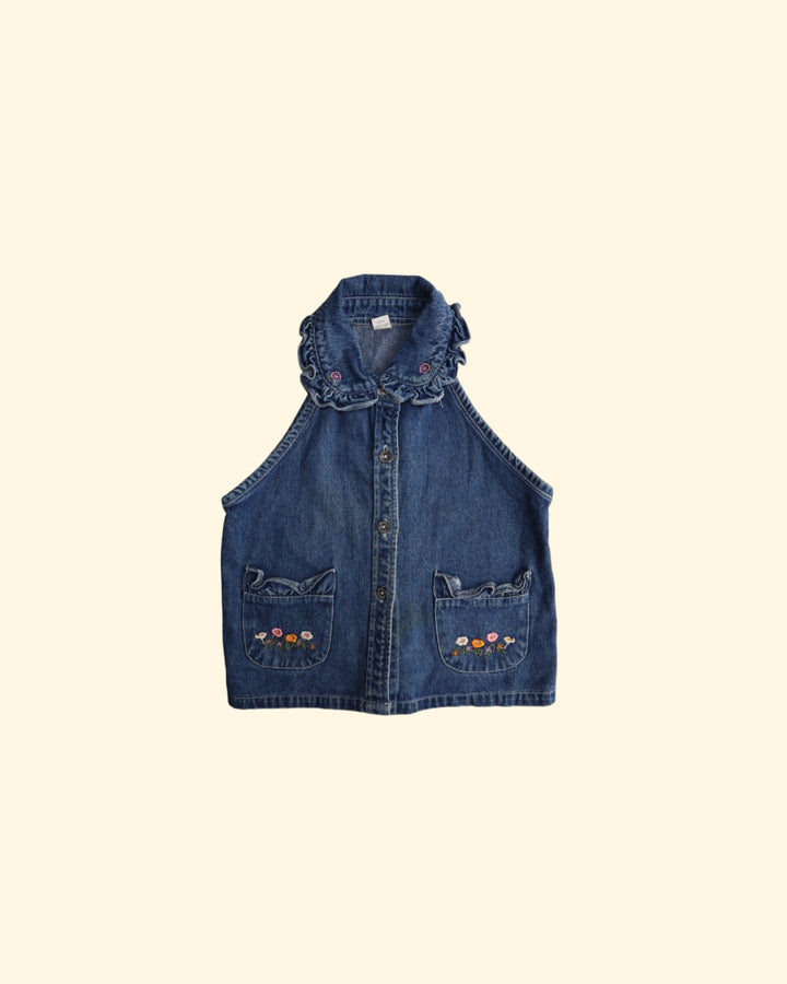 Vintage denim vest