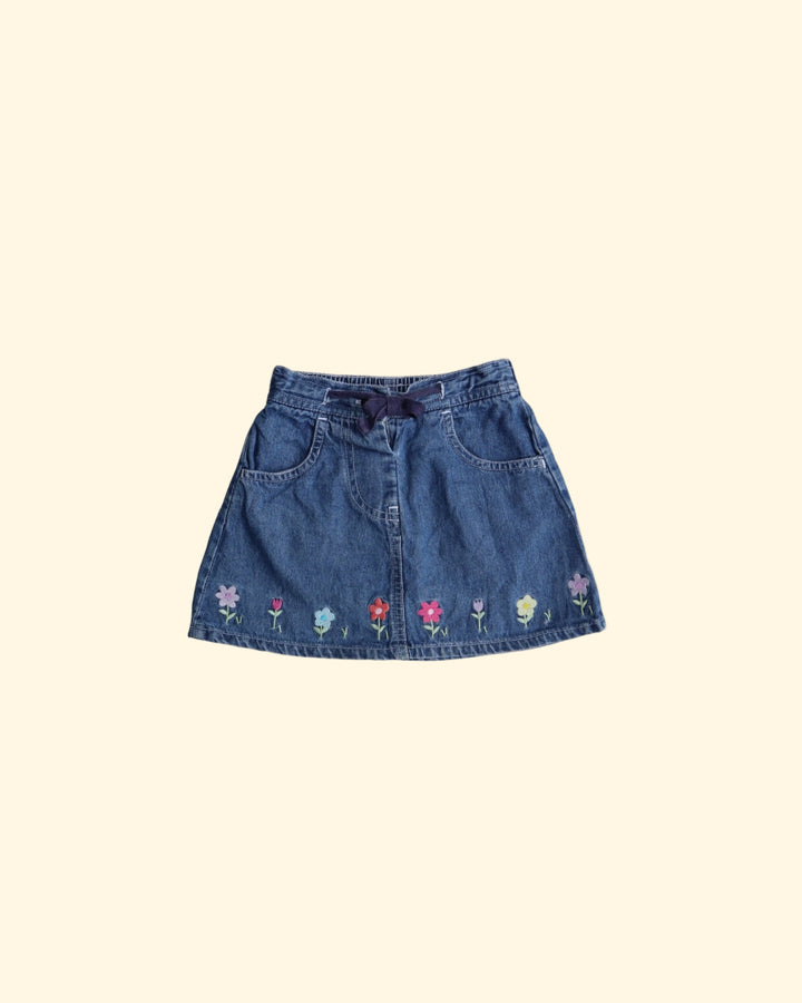Vintage denim skirt