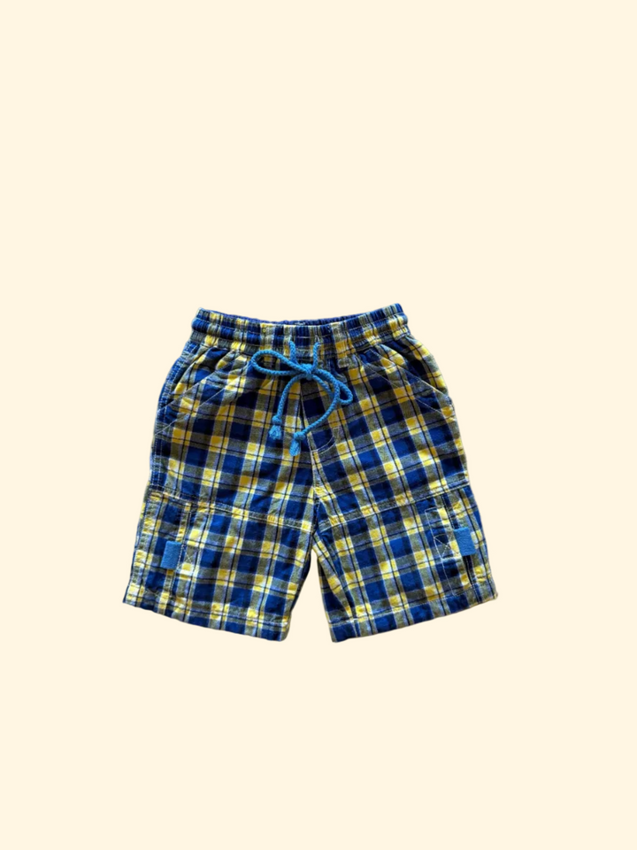 Pumpkin Patch checkered shorts - 1Y