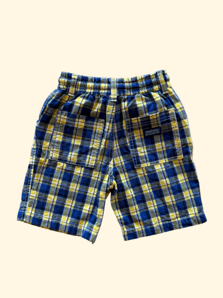 Pumpkin Patch checkered shorts - 1Y