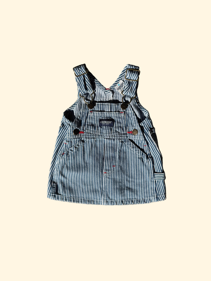 Baby B'gosh hickory stripe denim dress - 3M
