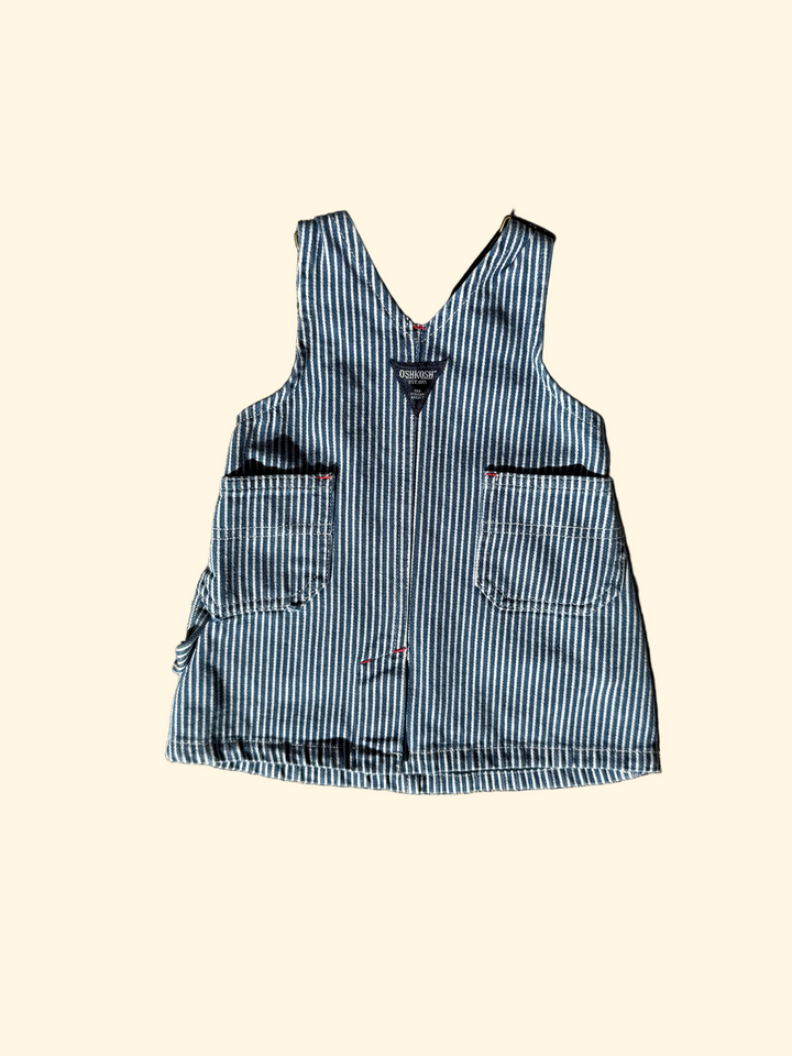 Baby B'gosh hickory stripe denim dress - 3M