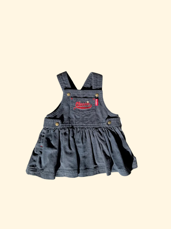 Baby B'gosh navy denim dress - 3M