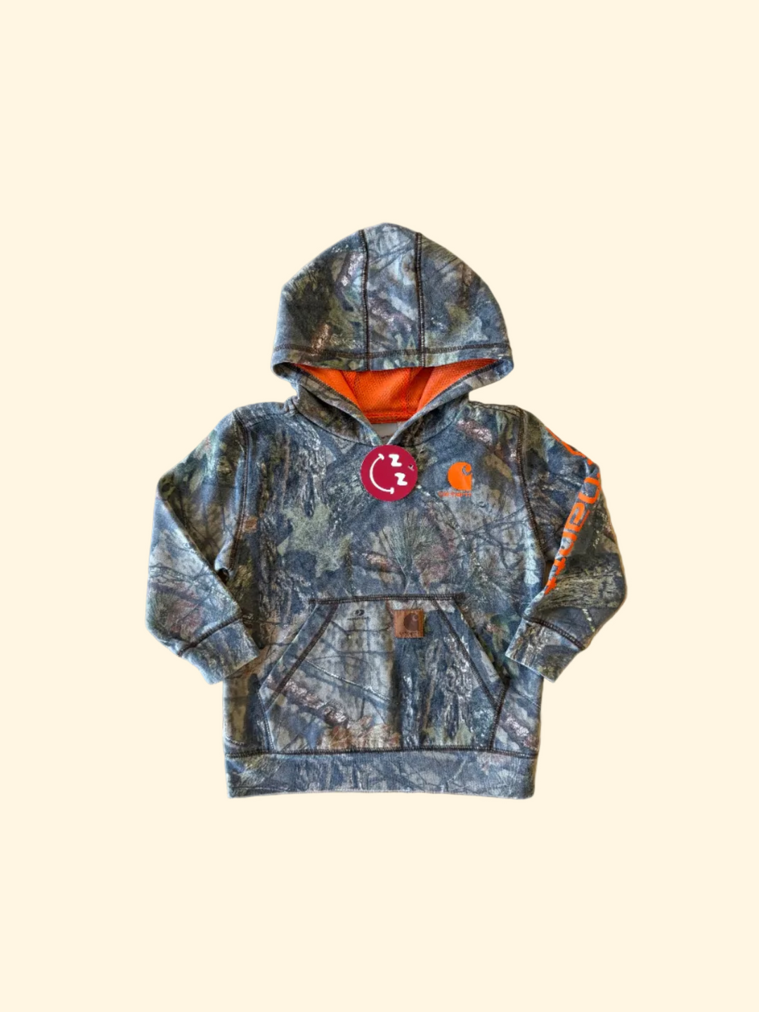 Carhartt camo hoodie - 4Y