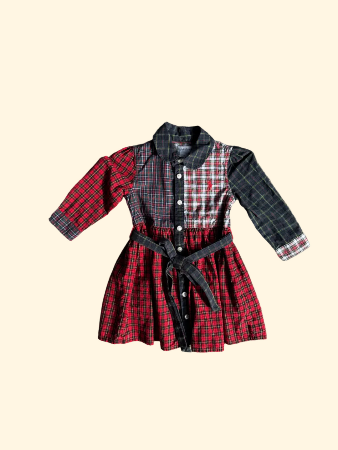 Ralph Lauren tartan dress - 9-12M
