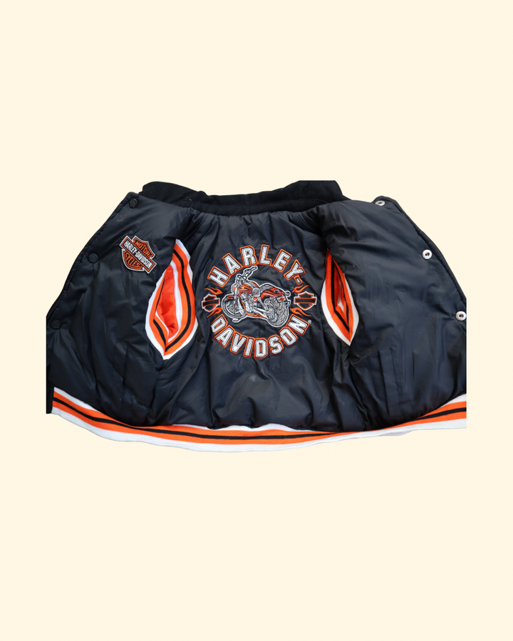 Fully reversible Harley Davidson jacket