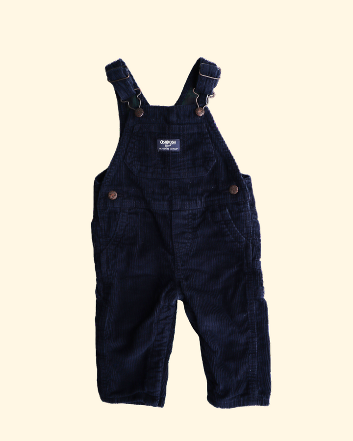 Oshkosh blue corduroy overalls
