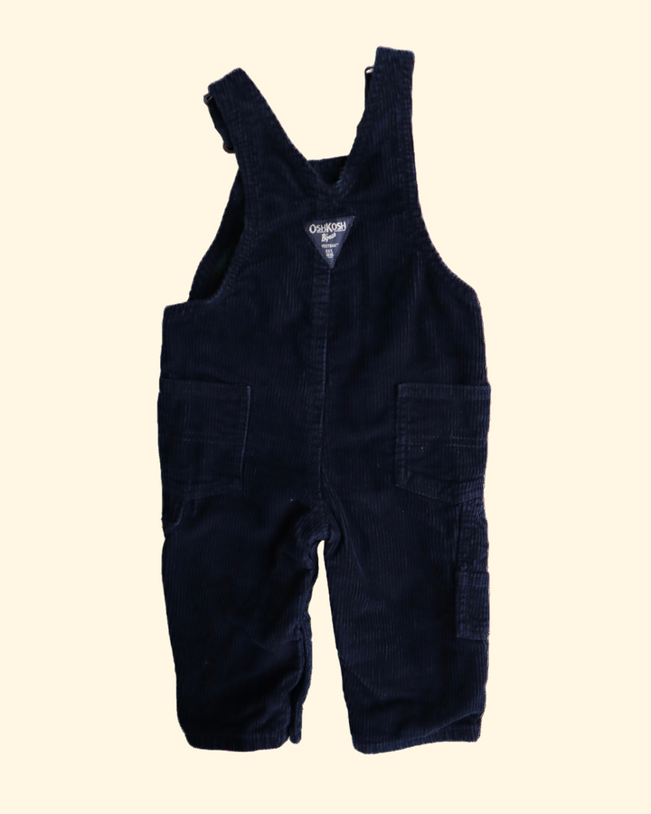Oshkosh blue corduroy overalls