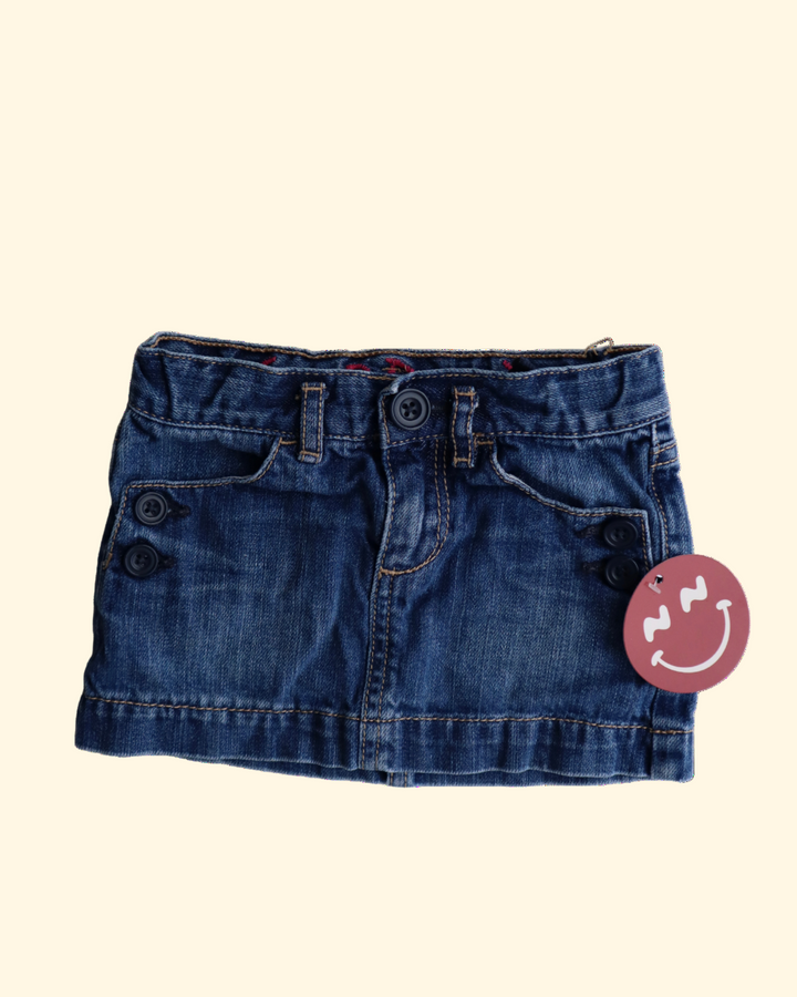 Baby Gap denim mini skirt