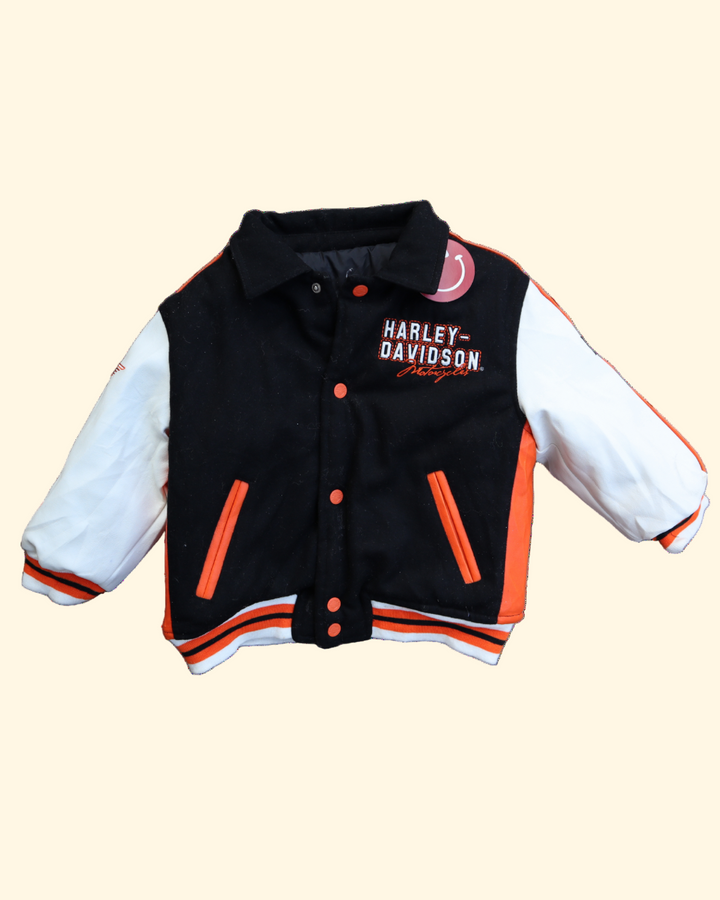 Fully reversible Harley Davidson jacket