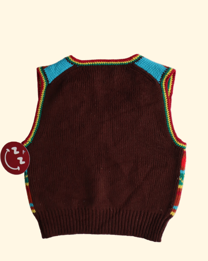Multicolour sweater vest