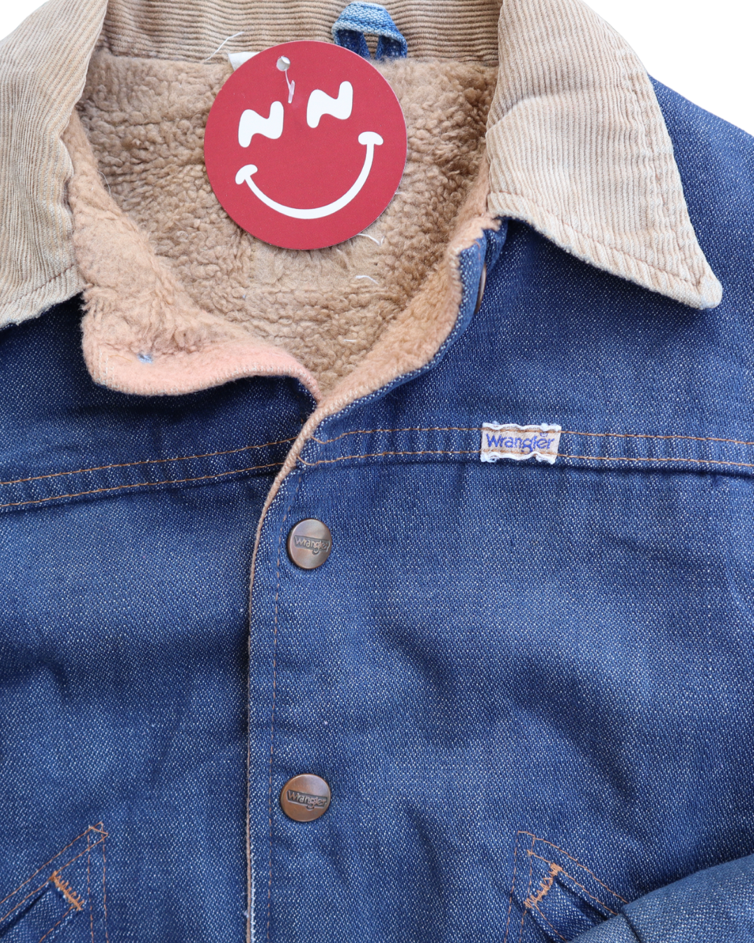 Wrangler denim and shearing lined jacket